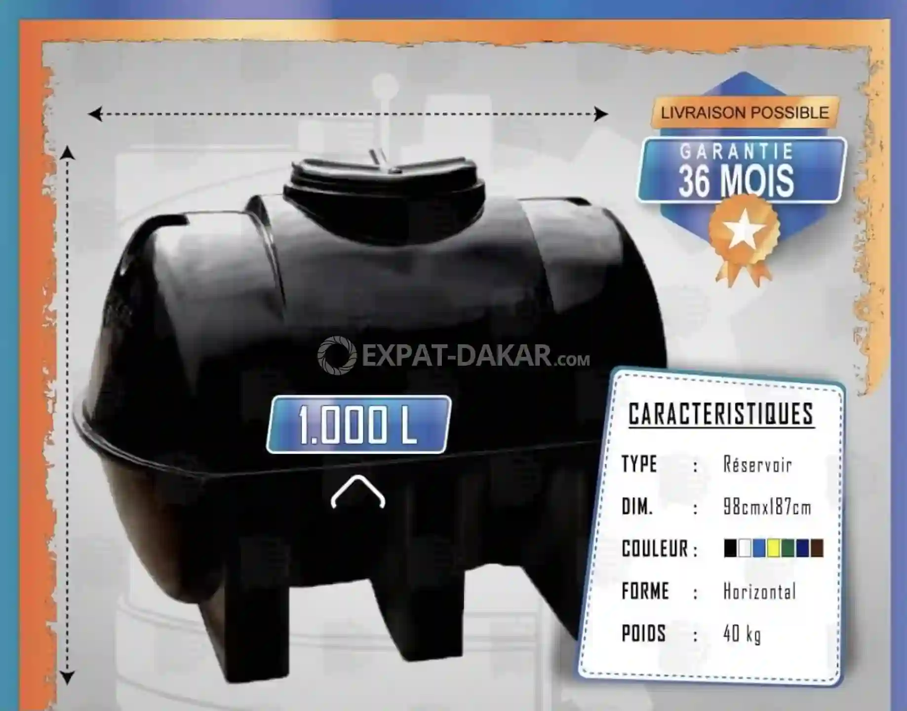 Reservoir d'eau - Vue 2