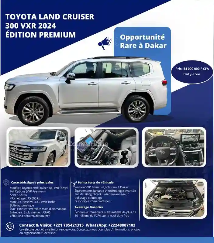 Toyota Land Cruiser 2024 - Vue 1