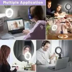 Led Ring Light Vidéo Anneau Réglable Rotation à 360°