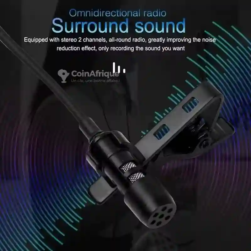 Micro Cravate Lavalier - Vue 1