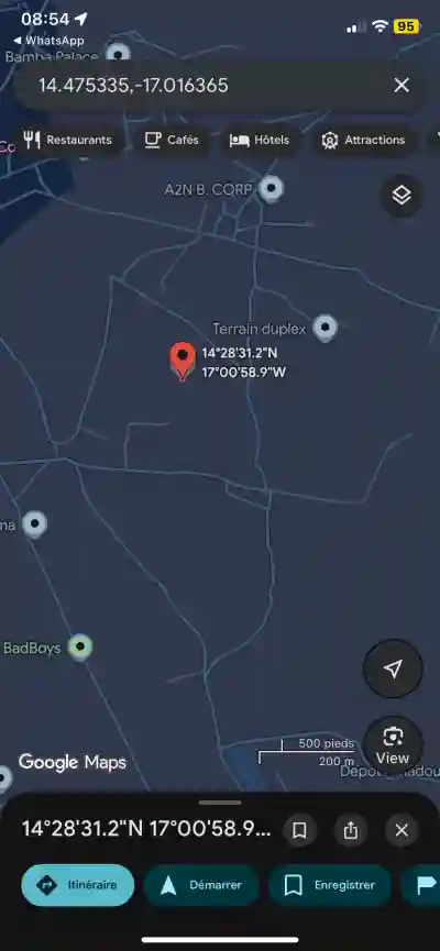 Terrain 225 Mètres Carrés à Vendre à Ndiorokh à Mbour - Vue 2