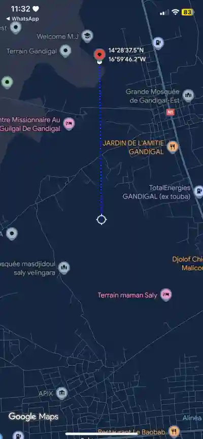 Terrain 250 Mètres Carrés à Vendre à Gandigal à Mbour - Vue 2