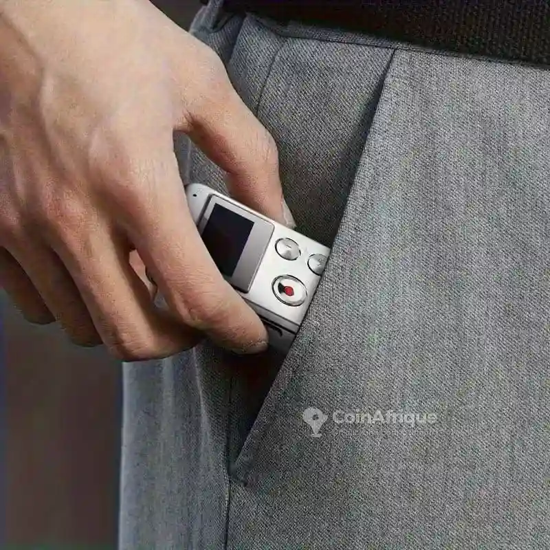 Dictaphone Enregistreur Vocal Numérique 8 go Gris - Vue 5