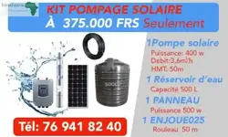Vente DE KIT DE Pompage Solaire Avec Réservo