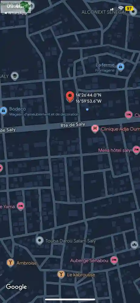 Villa Meublée de 1000m2 à Vendre à Saly S� - Vue 1