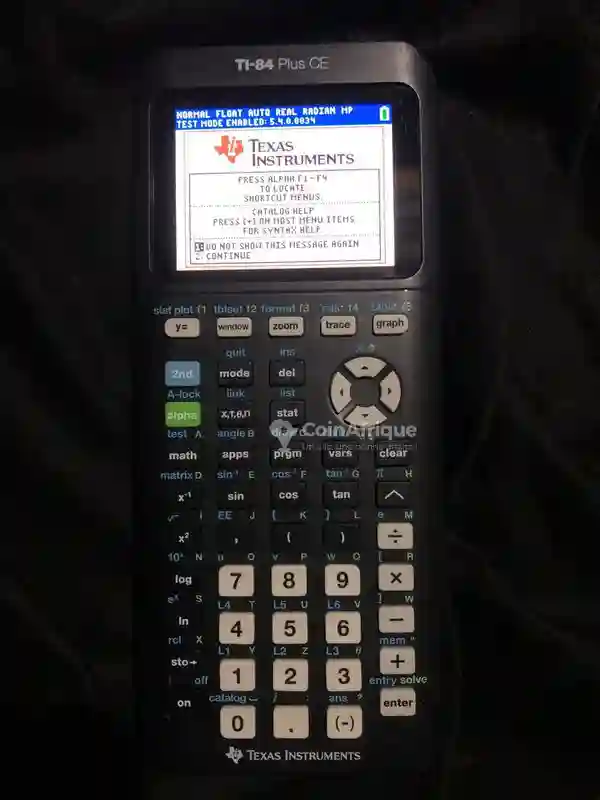 Calculatrice Ti-84 Plus CE (écran Couleur - Vue 1