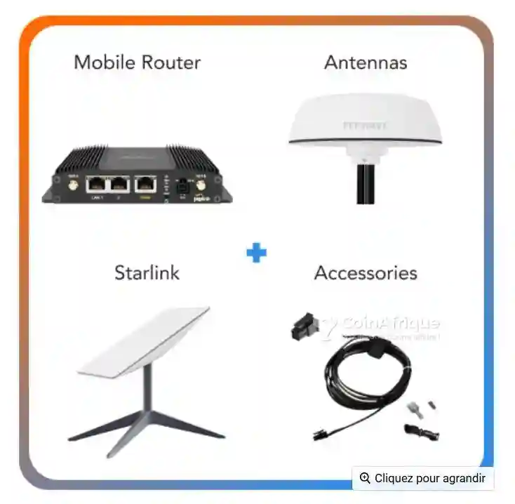 Starlink kit Wifi Haut Debit - Vue 1