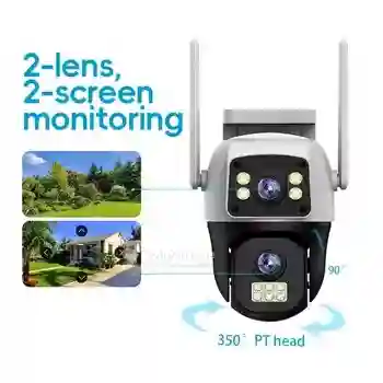 Caméra ptz 8mp Solar Double Lens 4g - Vue 1