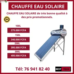 Chauffes EAU Qual Solar 100l150l 200l &