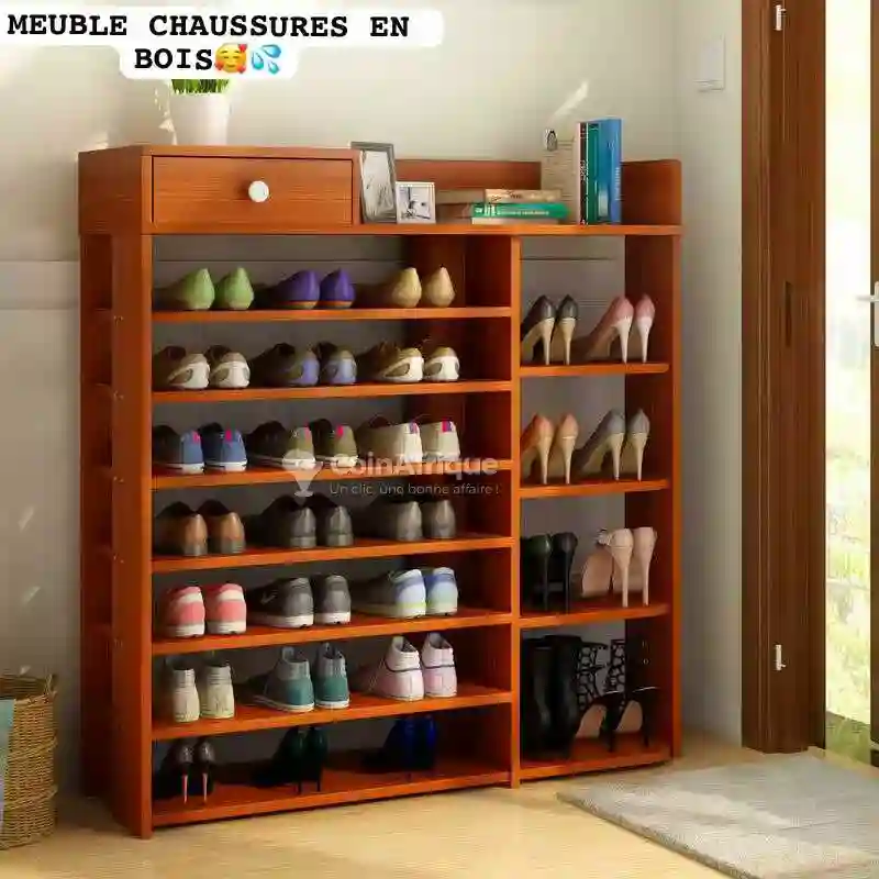 Meuble Chaussures en Bois - Vue 1