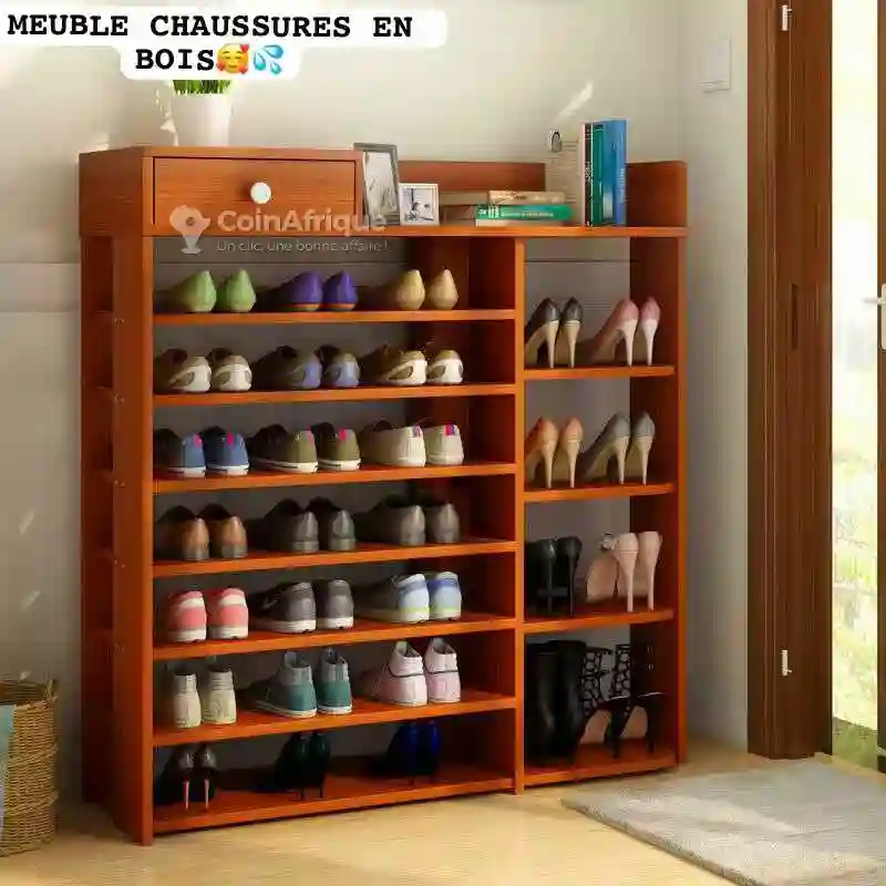 Meuble Chaussures en Bois - Vue 2